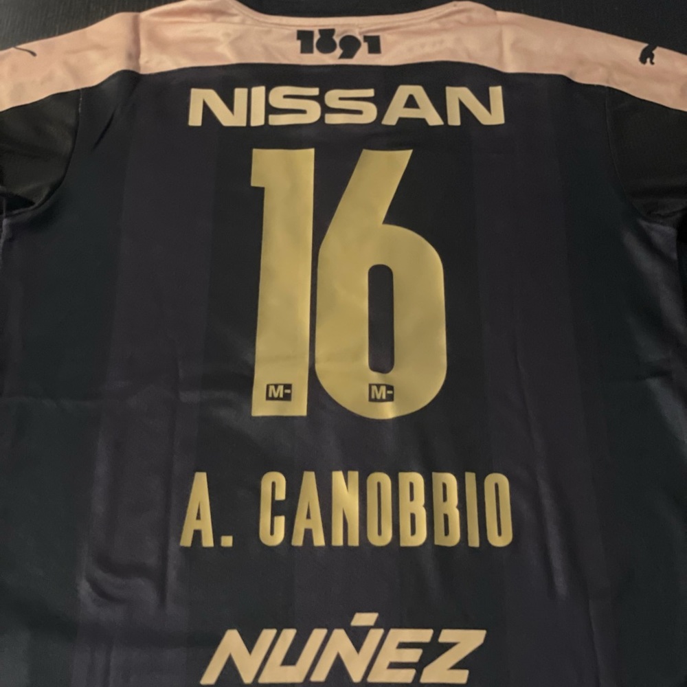Peñarol soccer Jersey Canobbio